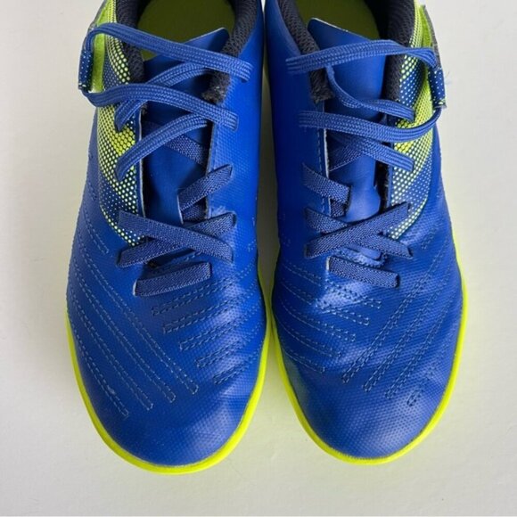 Kids Soccer Shoes - Blue/ Yellow. Size: 2. - Picture 8 of 10